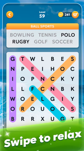 Word Search Pro‧ Screenshot 1 - AppWisp.com Word Search Pro‧ Screenshot 1 - AppWisp.com