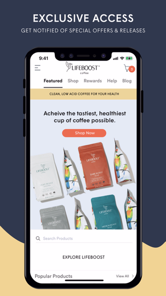 Lifeboost Coffee Screenshot 2 - AppWisp.com Lifeboost Coffee Screenshot 2 - AppWisp.com