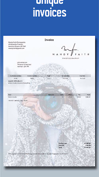 Invoice Maker Screenshot 3 - AppWisp.com Invoice Maker Screenshot 3 - AppWisp.com