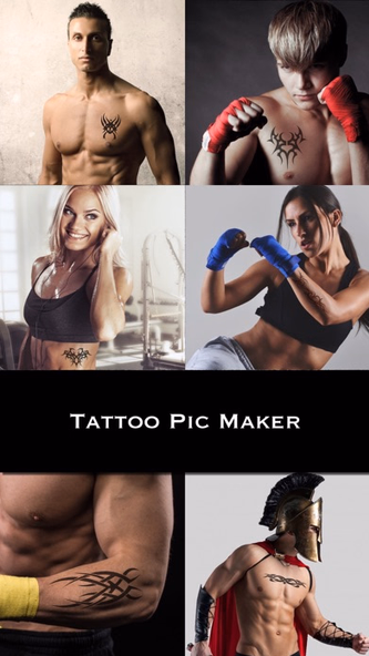 Tattoo Pic Maker Screenshot 1 - AppWisp.com Tattoo Pic Maker Screenshot 1 - AppWisp.com