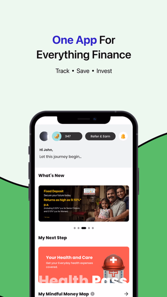 FinoBuddy: GenZ Finance Screenshot 1 - AppWisp.com FinoBuddy: GenZ Finance Screenshot 1 - AppWisp.com