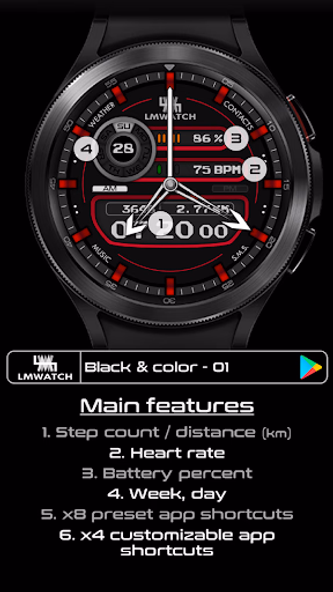 LMwatch black and color 01 Screenshot 2 - AppWisp.com LMwatch black and color 01 Screenshot 2 - AppWisp.com