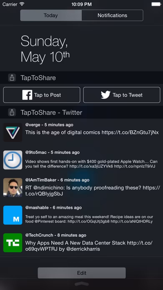 TapToShare Screenshot 1 - AppWisp.com TapToShare Screenshot 1 - AppWisp.com
