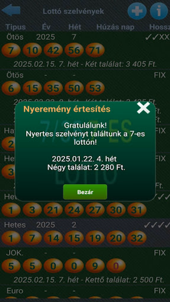 Magyar Lottó Radar Extra Screenshot 4 - AppWisp.com Magyar Lottó Radar Extra Screenshot 4 - AppWisp.com