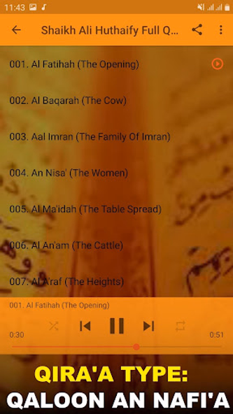 Al Huthaify Full Quran Offline Screenshot 1 - AppWisp.com Al Huthaify Full Quran Offline Screenshot 1 - AppWisp.com