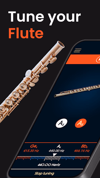 Master Flute Tuner Screenshot 2 - AppWisp.com Master Flute Tuner Screenshot 2 - AppWisp.com