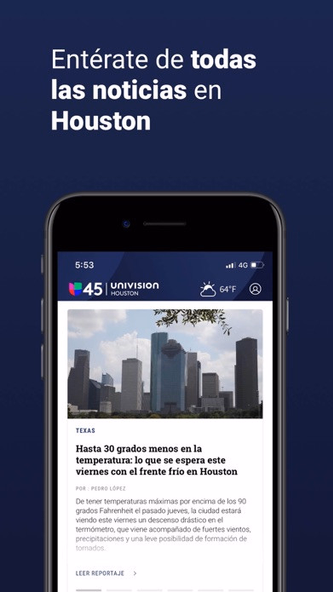 Univision 45 Houston Screenshot 3 - AppWisp.com Univision 45 Houston Screenshot 3 - AppWisp.com