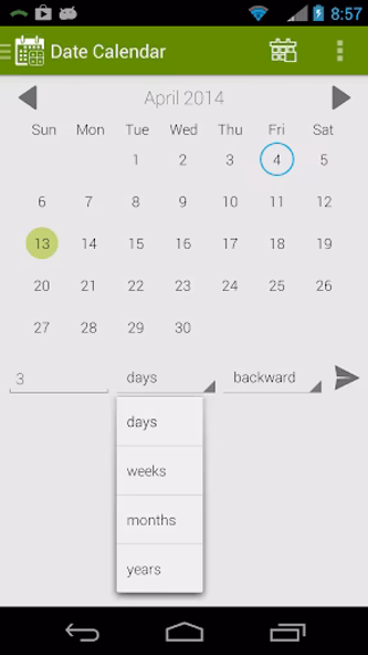 What Day - Date Calculator Screenshot 2 - AppWisp.com What Day - Date Calculator Screenshot 2 - AppWisp.com