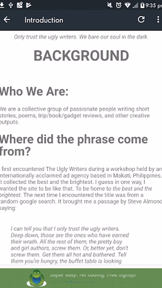 The Ugly Writers Screenshot 4 - AppWisp.com The Ugly Writers Screenshot 4 - AppWisp.com
