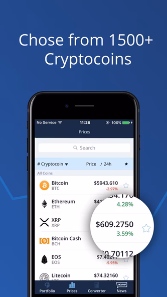 MyCrypto - Crypto Tracker Screenshot 4 - AppWisp.com MyCrypto - Crypto Tracker Screenshot 4 - AppWisp.com