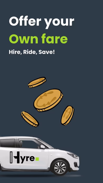 Hyre | Offer your fare Screenshot 1 - AppWisp.com Hyre | Offer your fare Screenshot 1 - AppWisp.com