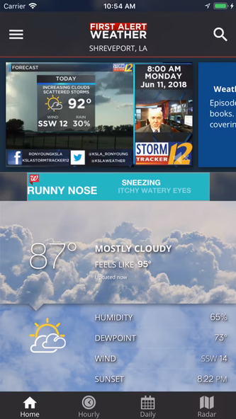 KSLA 12 First Alert Weather Screenshot 1 - AppWisp.com KSLA 12 First Alert Weather Screenshot 1 - AppWisp.com