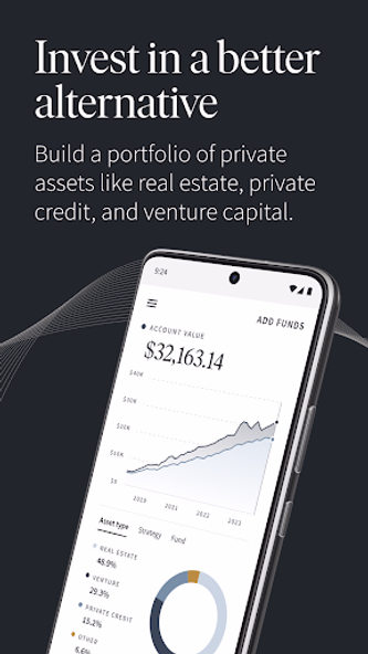Fundrise: Invest in Alts Screenshot 1 - AppWisp.com Fundrise: Invest in Alts Screenshot 1 - AppWisp.com