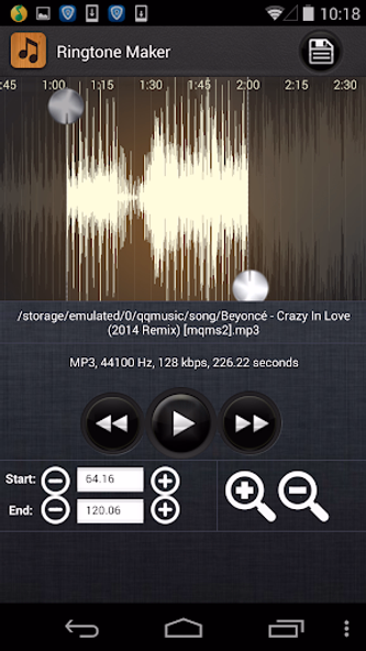 Ringtone Maker - MP3 Cutter Screenshot 2 - AppWisp.com Ringtone Maker - MP3 Cutter Screenshot 2 - AppWisp.com