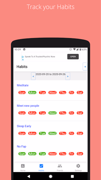 Habit Stacker Screenshot 2 - AppWisp.com Habit Stacker Screenshot 2 - AppWisp.com