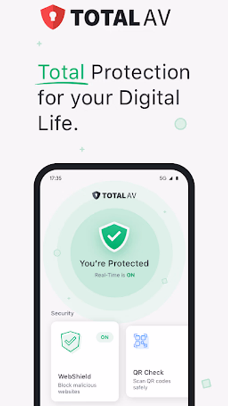 TotalAV Mobile Security Screenshot 1 - AppWisp.com TotalAV Mobile Security Screenshot 1 - AppWisp.com