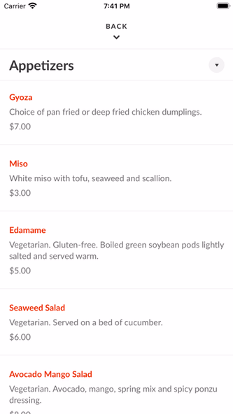 Yuzu Sushi & Robata Grill Screenshot 3 - AppWisp.com Yuzu Sushi & Robata Grill Screenshot 3 - AppWisp.com