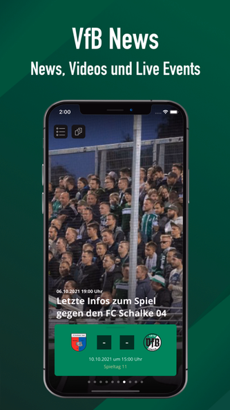 VfB Lübeck - offizielle App Screenshot 3 - AppWisp.com VfB Lübeck - offizielle App Screenshot 3 - AppWisp.com