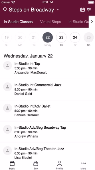 Steps on Broadway Screenshot 2 - AppWisp.com Steps on Broadway Screenshot 2 - AppWisp.com