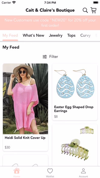Cait & Claire's Boutique Screenshot 2 - AppWisp.com Cait & Claire's Boutique Screenshot 2 - AppWisp.com