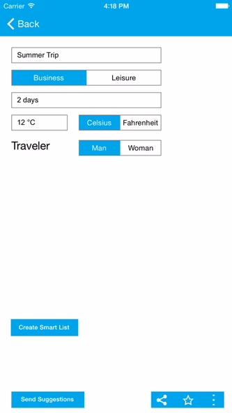 Packing List Free Screenshot 1 - AppWisp.com Packing List Free Screenshot 1 - AppWisp.com