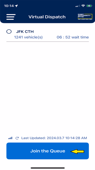 PANYNJ Virtual Taxi Dispatch Screenshot 3 - AppWisp.com PANYNJ Virtual Taxi Dispatch Screenshot 3 - AppWisp.com