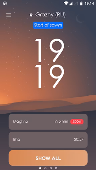 1Muslim: Prayer times, Azan Screenshot 2 - AppWisp.com 1Muslim: Prayer times, Azan Screenshot 2 - AppWisp.com