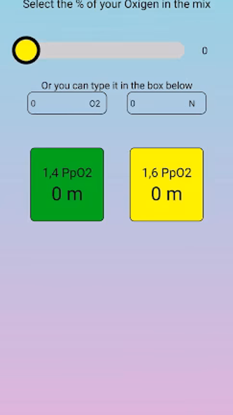 Nitrox EAN Calculator Screenshot 3 - AppWisp.com Nitrox EAN Calculator Screenshot 3 - AppWisp.com