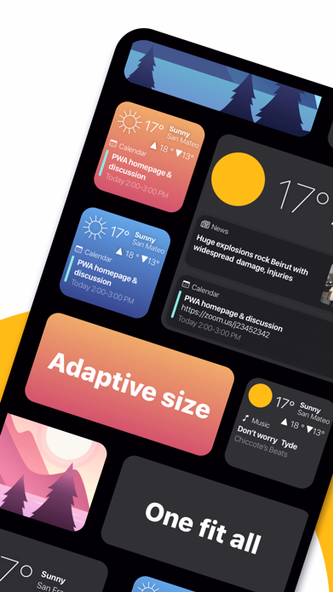 Tday Widget - Weather, News Screenshot 1 - AppWisp.com Tday Widget - Weather, News Screenshot 1 - AppWisp.com