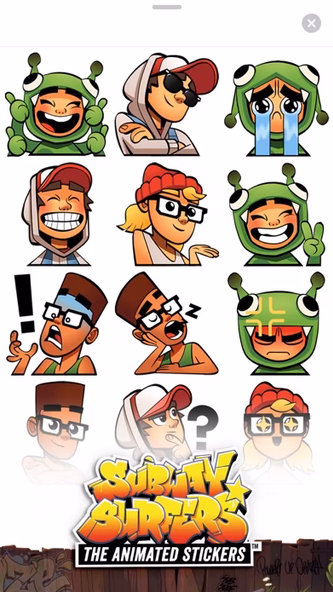 Subway Surfers Sticker Pack Screenshot 1 - AppWisp.com Subway Surfers Sticker Pack Screenshot 1 - AppWisp.com