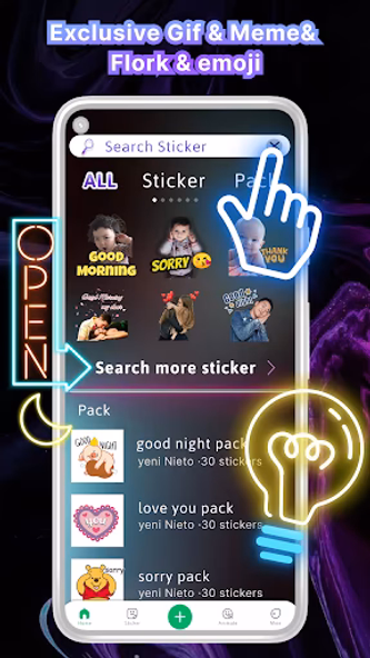 StickTok - animation sticker Screenshot 3 - AppWisp.com StickTok - animation sticker Screenshot 3 - AppWisp.com
