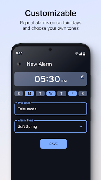 Simple Alarm Clock Screenshot 3 - AppWisp.com Simple Alarm Clock Screenshot 3 - AppWisp.com