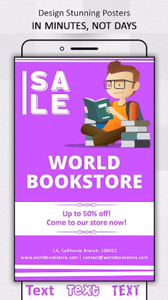 Poster Maker Flyer Banner Cove Screenshot 3 - AppWisp.com Poster Maker Flyer Banner Cove Screenshot 3 - AppWisp.com