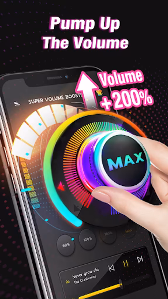 Volume Booster - Sound Booster Screenshot 2 - AppWisp.com Volume Booster - Sound Booster Screenshot 2 - AppWisp.com