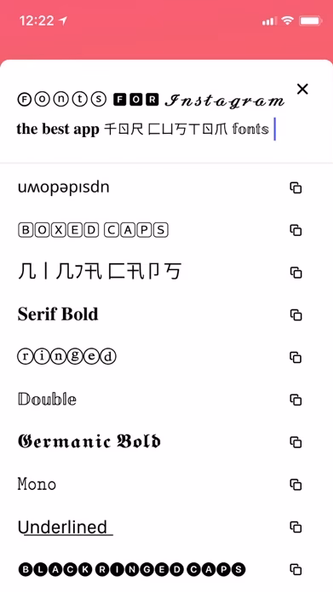 Fonts Keyboard & Cool Art Font Screenshot 3 - AppWisp.com Fonts Keyboard & Cool Art Font Screenshot 3 - AppWisp.com