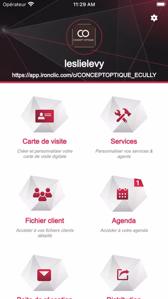 Carte de visite digitale Screenshot 2 - AppWisp.com Carte de visite digitale Screenshot 2 - AppWisp.com