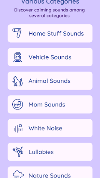 Baby Sleep: White Noise & Care Screenshot 2 - AppWisp.com Baby Sleep: White Noise & Care Screenshot 2 - AppWisp.com