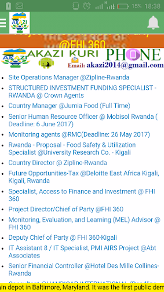 Akazi Screenshot 1 - AppWisp.com Akazi Screenshot 1 - AppWisp.com