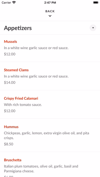 Palermo's Pizza Screenshot 3 - AppWisp.com Palermo's Pizza Screenshot 3 - AppWisp.com