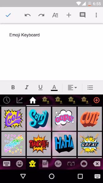 Neon Light Emoji Gif Keyboard Screenshot 4 - AppWisp.com Neon Light Emoji Gif Keyboard Screenshot 4 - AppWisp.com