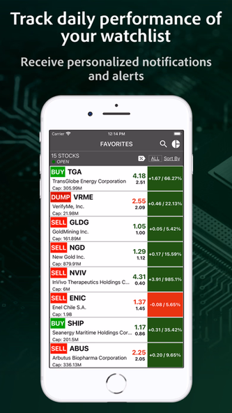 PennyGems: Scan Penny Stocks Screenshot 3 - AppWisp.com PennyGems: Scan Penny Stocks Screenshot 3 - AppWisp.com