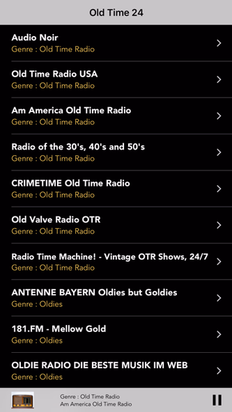 Old Time Radio 24 Screenshot 2 - AppWisp.com Old Time Radio 24 Screenshot 2 - AppWisp.com