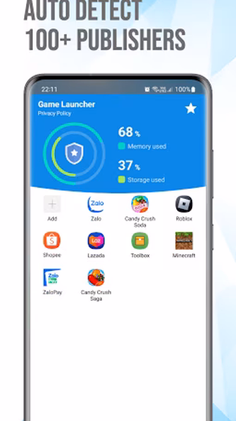 Game Launcher: Gaming Hub App Screenshot 1 - AppWisp.com Game Launcher: Gaming Hub App Screenshot 1 - AppWisp.com