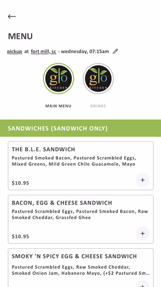 GoodLife Organic Kitchen Screenshot 3 - AppWisp.com GoodLife Organic Kitchen Screenshot 3 - AppWisp.com