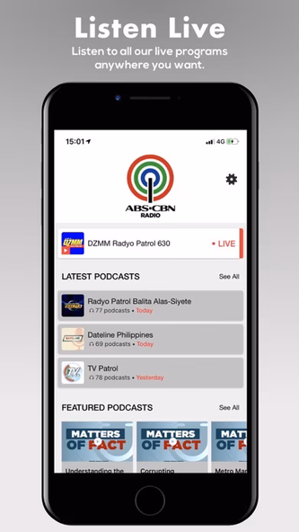 ABS-CBN Radio Screenshot 3 - AppWisp.com ABS-CBN Radio Screenshot 3 - AppWisp.com