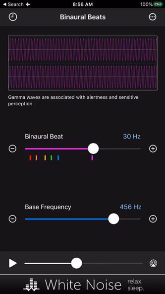 Binaural Beats Generator + Screenshot 1 - AppWisp.com Binaural Beats Generator + Screenshot 1 - AppWisp.com