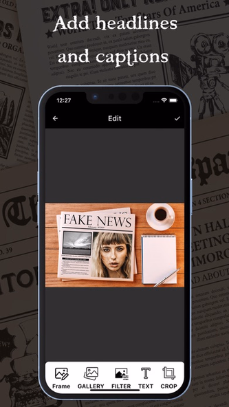 Newspaper Photo Editor Screenshot 3 - AppWisp.com Newspaper Photo Editor Screenshot 3 - AppWisp.com