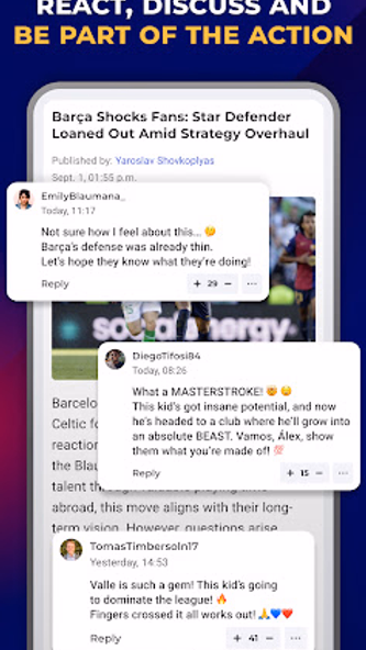 Barcelona Live - Soccer App Screenshot 3 - AppWisp.com Barcelona Live - Soccer App Screenshot 3 - AppWisp.com