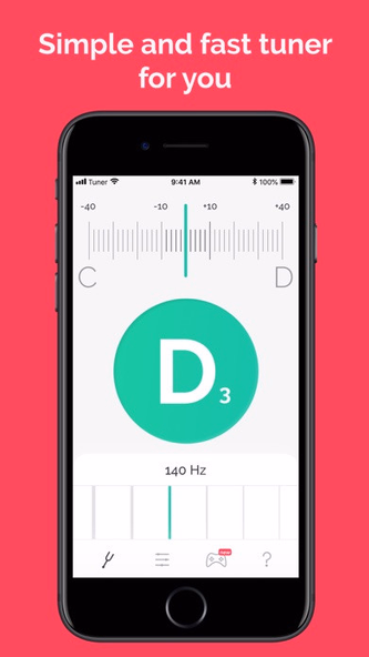 Tuner: guitar, ukulele, bass Screenshot 1 - AppWisp.com Tuner: guitar, ukulele, bass Screenshot 1 - AppWisp.com