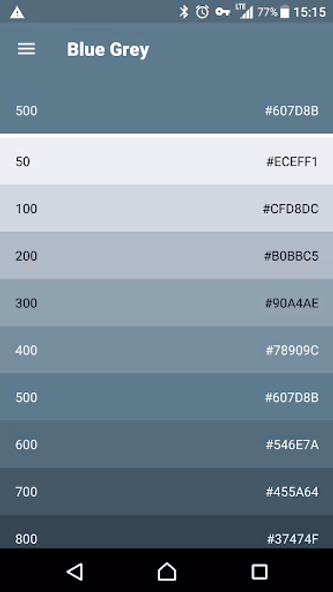 Material Design Color Screenshot 1 - AppWisp.com Material Design Color Screenshot 1 - AppWisp.com